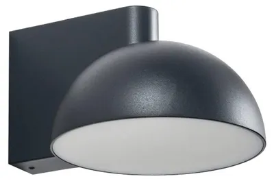 Produktbild von Lucande LED-Außenwandleuchte Velira, schwarz, Metall, IP54