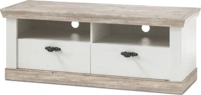 Produktbild von TV-Board Florenz Lowboard Oslo Pinie weiß 134 cm
