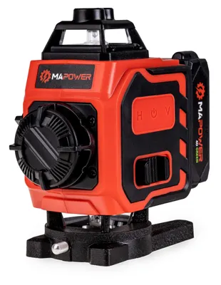 Obrázok produktu pre MAPOWER rovinná laserová vodováha 4D laserový kríž 360 zelená