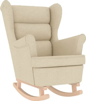 Immagine prodotto di Sedia a Dondolo Crema 74x90x102 cm in Tessuto