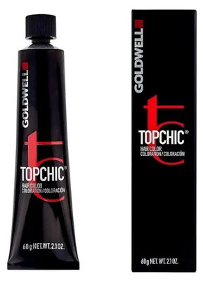 Zdjęcie produktu dla Goldwell Topchic The Naturals, Brązowy, 4NA, Mid Natural Ash Brown, Unisex, 60 ml, Do wszystkich włosów