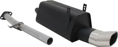 Image de Echappement sport Novus N Silencieux 135x75 ovale DTM pour BMW E36 316i 318i