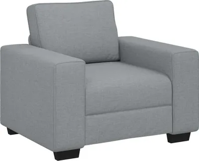 Immagine prodotto di vidaXL Poltrona Grigio chiaro 100x77x82 cm Tessuto