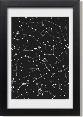 Produktbild von Bild 20x30 MDF-Rahmen, Wandkunst Konstellation