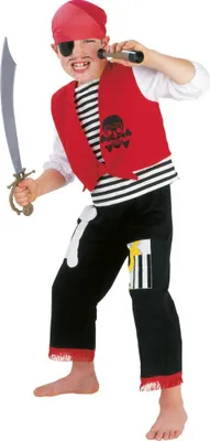 Produktbild von Piraten Seeräuber Kostüm Freibeuter Jungen Karneval Gr. 116