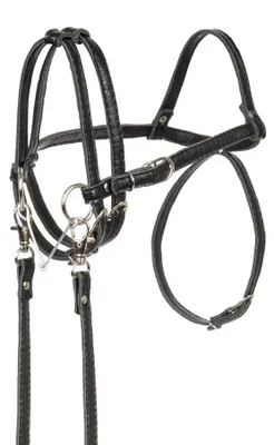 Produktbild von Halfter für Hobby Horse Skippi, aus Kunstleder, schwarz