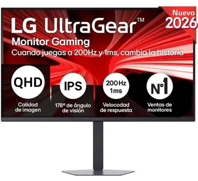 Obrázek produktu pro LG 32G620B-B, 81,3 cm (32"), 2560 x 1440 px, Quad HD, LED, 1 ms, Černá