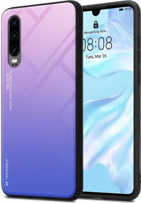 Image de Cadorabo Housse pour Huawei P30 Housse de protection en noir Housse pour portable TPU Etui Cover Case Tempered Glas