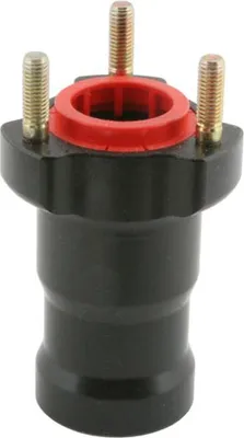 Produktbild von Radstern vorne, Aluminium, 25mm Aufnahme, Länge 95mm, eloxiert, Länge in mm:95mm, Farbe:schwarz