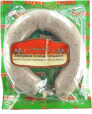 Produktbild von Lackmann Bauernleberwurst mit Zungeneinlage, ca. 350 g