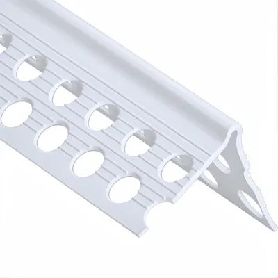 Produktbild von 100x 2,5m PVC-Eckwinkel 90° Kantenprofil Eckprofil Trockenbauprofil Kantenschutz