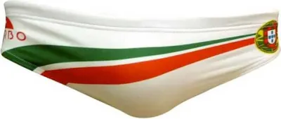 Produktbild von Turbo Portugal Badeslip Weiß S Herren Weiß S