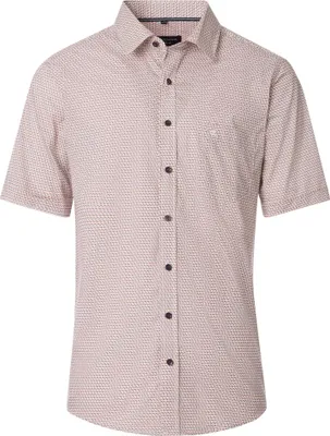 Produktbild von Casa Moda - Casual Fit - Herren Freizeithemd Kurzarm (954421200), Größe:M, Farbe:Rot (400)
