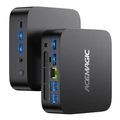 Produktbild von ACEMAGIC K1 Mini PC, 16GB LPDDR4X RAM, 512GB M.2 SATA SSD, Windows 11 Pro, AMD Ryzen 5 7430U, WLAN & Bluetooth