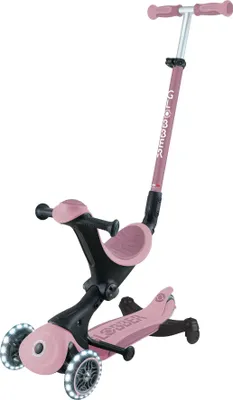 Image de GLOBBER GO-UP DELUXE LIGHTS ECO 360 - 3 en 1 vélo assis, roue, trottinette, 120/80 mm, 3 roues, hauteur réglable, baie