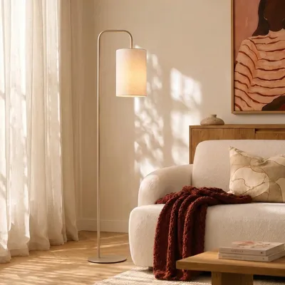Produktbild von Home Sweet Home Stehlampe – Taupefarben – mit Leuchtmittel – 155 cm