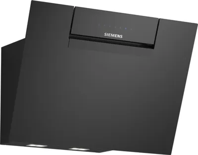 Produktbild von Siemens iQ300, Umluft-Wandhaube, 60 cm, Klarglas schwarz bedruckt LC67JFN60