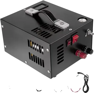 Obrázek produktu pro Kompresor, přenosný design, vysoký tlak, 4500 PSI, 30 bar, černá barva