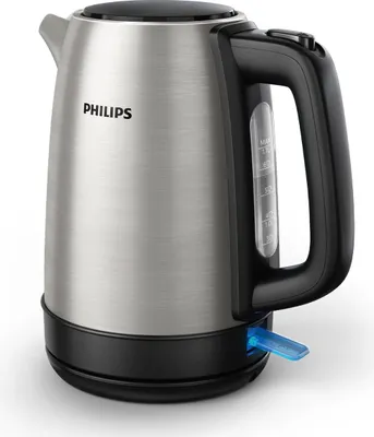 Image de Philips | Bouilloire Daily Collection | HD9350/90 | Électrique | 2200 W | 1,7 L | Acier inoxydable | Base pivotante à 360° | Acier inoxydable