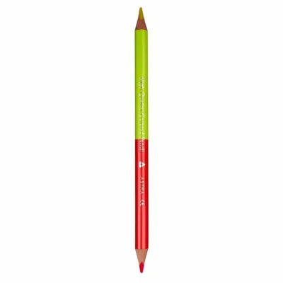 Image de ASTRA Crayons de couleur triangulaires double face JUMBO 12 pièces, 24 couleurs