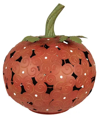Productafbeelding van Clayre & Eef LED-decoratie pompoen, Ø 34x38 cm, oranje, metaal