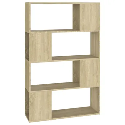 Image de Bibliothèque/Séparateur de pièce Chêne Sonoma 80x24x124,5 cm