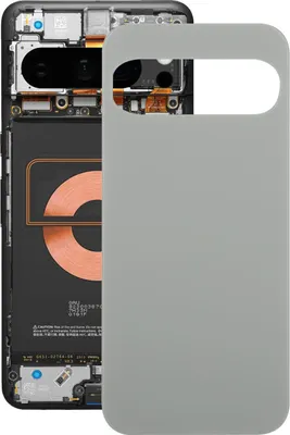 Produktbild von Für Google Pixel 9 Pro Akkudeckel Battery Back Cover Ersatzteil Reparatur Grau