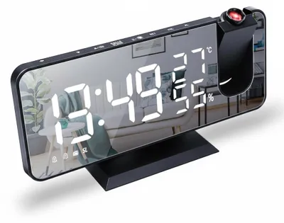 Produktbild von InAndOutdoorMatch - Projektionswecker - FM-Radio - 7 Zoll Display, KI-generiertes Bild