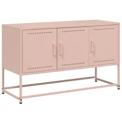Obrázek produktu pro vidaXL TV skříňka růžová 100,5x39x60,5 cm ocelová