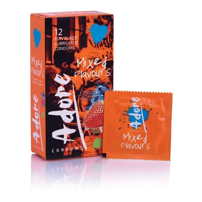 Obrázek produktu pro Adore Kondome mit Geschmack - 12 Kondome