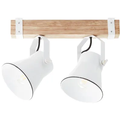 Immagine prodotto di Lampada da parete Brilliant Plow E27 2x10 W marrone
