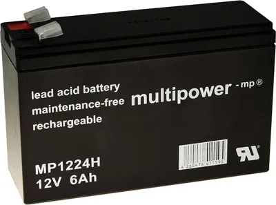 Produktbild von Powery Bleiakku (multipower) MP1224H Hochstrom-Typ