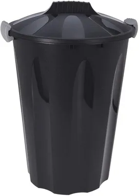 Productafbeelding van 40L Universele Vuilnisbak met Deksel - Wit - Multifunctionele Ton voor Afval