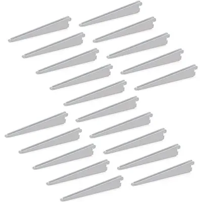 Image de Set de 20 supports muraux pour systèmes d'étagères flexibles