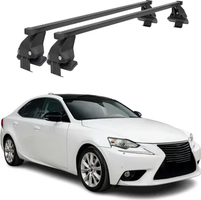 Image de Barres Transversales Menabo pour Lexus IS XE30 2013-2020 Noir