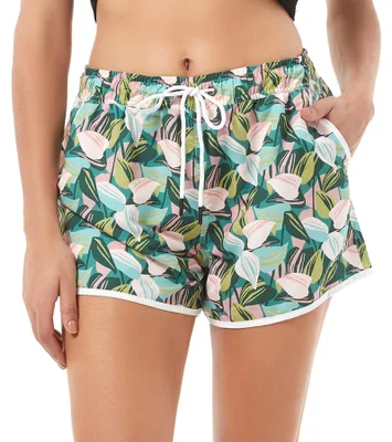 Productafbeelding van riemot Zwemshorts dames, sneldrogend, korte sportbroek, trainingsbroek, yogabroek