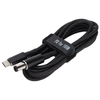 Obrázek produktu pro Kabel pro rychlé nabíjení notebooku,Kabel pro rychlé nabíjení PD,Napájecí kabel PD pro Dell,Zástrčka typu C na stejnosměrný proud,Nabíjecí kabel pro notebook Dell,Napájecí kabel pro notebook