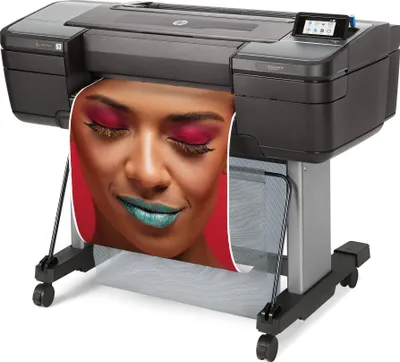Produktbild von HP DesignJet Z9+ PostScript - 610 mm (24") Großformatdrucker - Farbe - Tintenstrahl - Rolle (61 cm) - 2400 x 1200 dpi - bis zu 1.5 Min./Seite (einfarbig)/ bis zu 1.5 Min./Seite (Farbe) - Kapazität: 1 Rolle - Gigabit LAN, USB-Host - Cutter