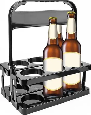 Produktbild von Kunststoff-Bier- und Weinfass für 6 Flaschen mit Griff