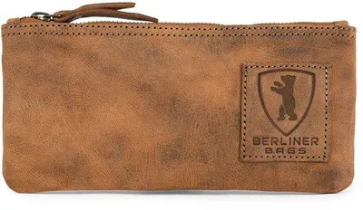 Produktbild von Lederetui mit YKK-Schnellverschluss, robustes Etui für Stifte und Accessoires - braun