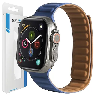 Produktbild von Beline Apple Watch Armband Magnetic42/44/45/49Mm Blau /Blau
