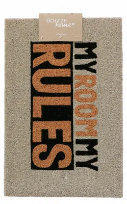 Obrázok produktu pre Rohožka z kokosového vlákna RULES, 60 x 40 cm