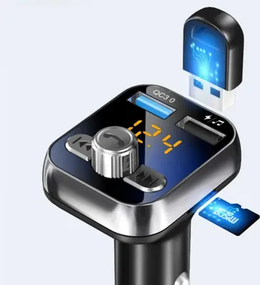 Produktbild von Bluetooth Empfänger fürs Auto, MP3 Player fürs Auto, Bluetooth Empfänger, Audio, Musik, U Disk, USB Ladegerät