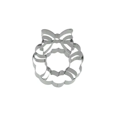 Produktbild von Birkmann Ausstechform Weihnachtskranz, mit Innenprägung, Ausstecher, Plätzchenform, Keks, Plätzchen, Edelstahl, 7.5 cm, 198975