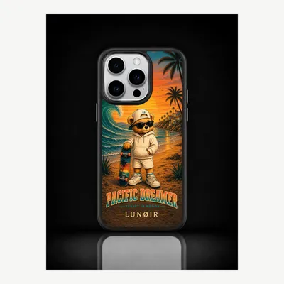 Produktbild von iPhone 15 Pro Hülle Handyhülle Schutzhülle Case mit Pazifikküste Motiv – LUNØIR ©