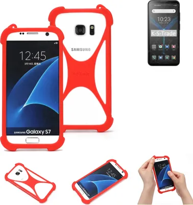 Produktbild von K-S-Trade Handy-Hülle kompatibel mit Blackview BL5000 Schutz-Hülle Bumper Silikon Schutz Hülle Cover Case Silikoncase Silikonbumper TPU Softcase