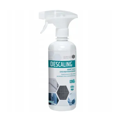 Produktbild von ISOKOR | Descaling 1 L | Kalk, Fugen & Armaturenreiniger für Bad, Dusche, Fliesen & Edelstahl | Natürlicher Entkalker