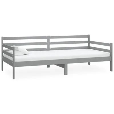 Obrázok produktu pre Denná posteľ sivá borovicový masív 90x200 cm