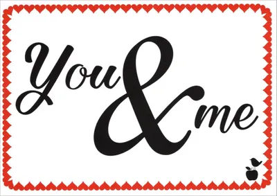 Produktbild von Postkarte MainSpatzen "You & me"