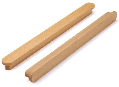 Obrázek produktu pro Solidchoice – Sada 6 dřevěných úchytek na nábytek s roztečí otvorů 320 mm